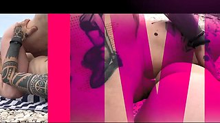 DirtyMindedCPL - Voyeur caught naked woman and banged her on a public beach - Hard sex