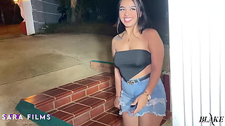 Deep Double Blowjob in the Middle of the Night with Two Very Horny College Girls