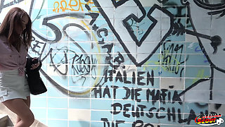 German Scout - Skinny and Small Tits Teen Model Nata Ocean First Risky Casting Fuck in Berlin