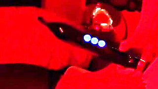 Nyx Cums Over and Over on Hex's Strap Loudly!