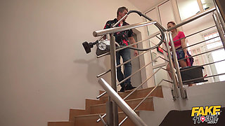Fake Hostel - Big Tit Blonde Lily Joy Is the Best Maid a Hostel Can Have