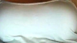 Italian Amateur With Big Tits on Webcam