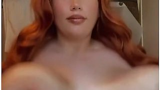 Chanel Frost - Pregnant Milf Bounces Huge Boobs Out Of Bra!