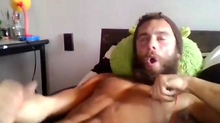 Moaning Masturbating Man