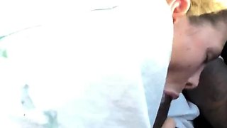 Two bikini clad brunettes share big cock in HOT outdoor
