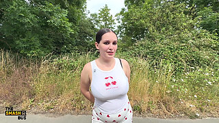 Curvy Polish Tourist Wendy Marvell Smash Bus