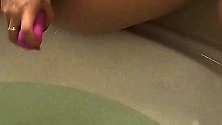 19yo Petite Ginger Sneaks off for Big Dildo Orgasms