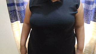 55y Old Dirty Stepaunty Priya Chatterjee with Huge Boobs Fucked by Boyfriend in Hotel Room - Indian Sex
