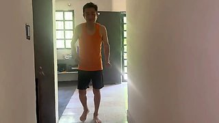 Horny old man fucks his beautiful busty and big-ass stepdaughter