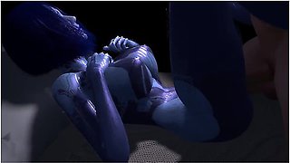 Sex With Cortana On The Bed Halo 3d Porn Parody - Car Toon