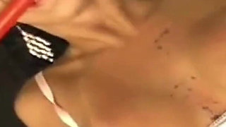 Big Tits Amazing Ass Brazilian Samba Model Tit Busting Cruel Nipple and Naval Punishment and Hot Candle Wax