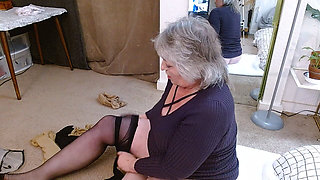 1355 Pantyhose Playtime with Sexy American PAWG Dawnskye1962