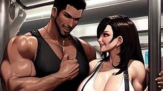 Tifa Always Meets the Most Interesting People on the Midgar Train