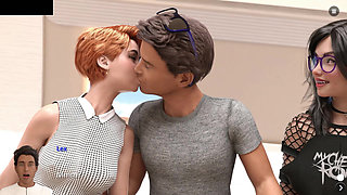 The Spellbook Corruption Plane Threesome Sex - 3D Animated Porn Game #16