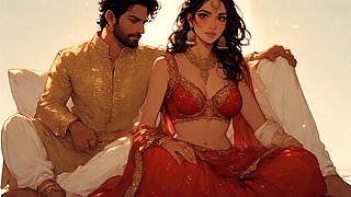 18-year-old anime girl gets down with her older aunty in a wild cartoon fantasy