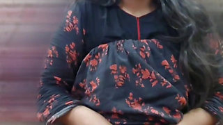 Jija sali hot video call sex showing boos and tight pussy