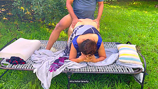 Rare Outdoor Saree Sex - I Am Anal Fucking My Stepdaughter in Law - Rough Doggy Position and Loud Moaning