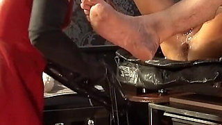 Monster Dildos Extreme Insertion with Adelina Noir