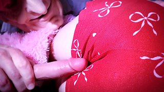 Creepy Step-Grandpa Pulls Back My Blanket and Takes Over With My Dildo