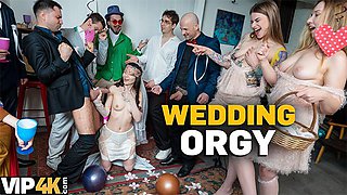Bride4K Wedding Orgy Heat