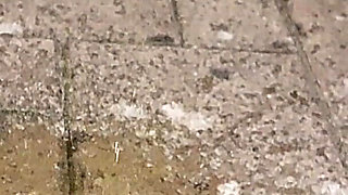 Kinky Mature Blonde Pisses Outdoors in Sexy Latex