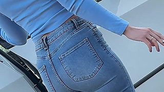 Red Lips Marlboro Smoke in Face & Sexy Striptease POV