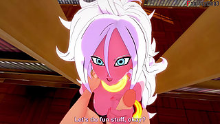 Android 21 Masturbates in the Library so I Help Her - Dragon Ball Zex Series