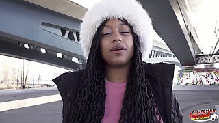 Vicky Black And Vicky Menage - No Condom Anal Sex At Pick Up Casting For Black Girl