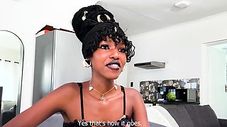 Amateur Petite Ebony Teen Riding American BWC