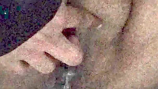 Look How My Step Sister Is Peeing Out of Her Pussy