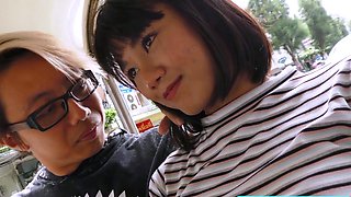 Amateur Thai MILF picked up for a ride