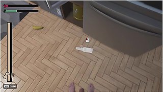 Stepmom Got Stuck In The Washing Machine Homemade Fisting With Various Toys