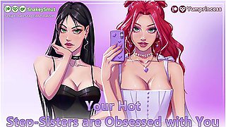 Car Toon In Your Hot Step-sisters Are Obsessed With You! Feat. Yumprincess [audio Porn] [threesome