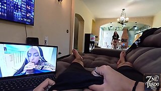 Zne Taboo - Stepsister Helping In The Pool And Want Cum With Her Pussy Ft. Janys