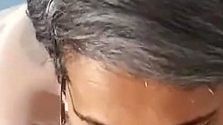 I Fill My Stepmom's Mouth with Milk After a Massage While Stepdaddy Works