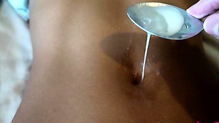 Close up BJ cumshot