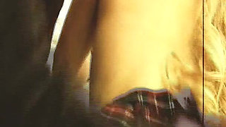 Sexual Group Scene-1_bdsm Trio with Busty Blonde and Brunette Share a Cumshot