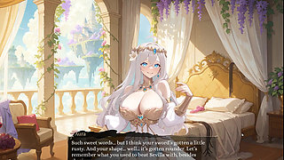 Aura 2 Lust of the Gods Hentai Game Ep.1 Stripping SEX battle with my GODDESS WIFE !