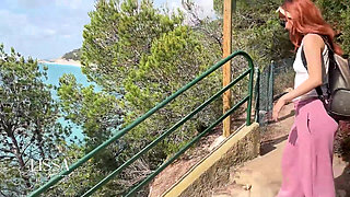 Vlog Lissa Brown Goes to a Nudist Beach to Film a Custom Video