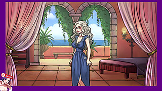 Daenerys blindfolded. We play while on his knees EP 5