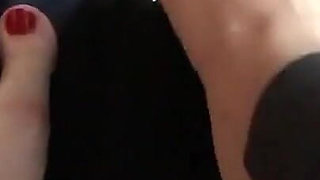 Licking Feet on the Foor!