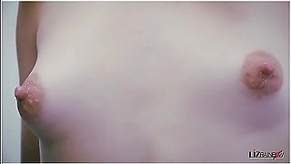 Cute Teenager With Small Perky Tits Is Not Longer Allowed To Cover Her Tits - Liz Rainbow