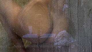 Morning Passionate Sex in the Shower From a Real Couple in Love