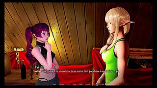 Wet anime scene with rectal action and a deep cumshot