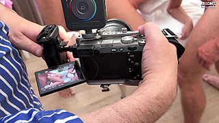 Shooting Double Hardcore Fucking with Porn Star Oksana Katysheva!