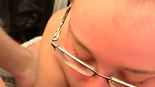 POV Glasses Wife Edges and Licks Balls