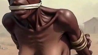 Trash Bondage Humiliation - Naked Woman Ready for Hard Fuck & Creampie