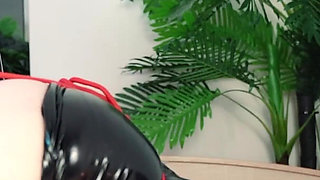 Hot Submissive Girl and Her Latex Mistress - Fetish Sexual Games, Kinky Sex! Compilation