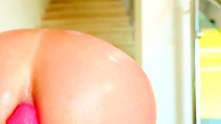 Getting my Asshole Stretched with huges Dildos - GaiaOnTop