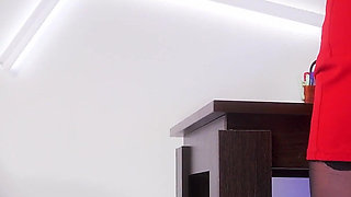 140: Can I Be Your Secretary Today? I'll Wear Stockings and a Short Dress so You Can Only Think About Sex with Me!